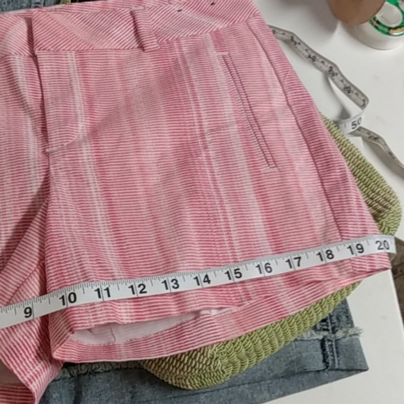 Bright Soft  Pink Twill Trouser Shorts by Ana Like New - Picture 14 of 14